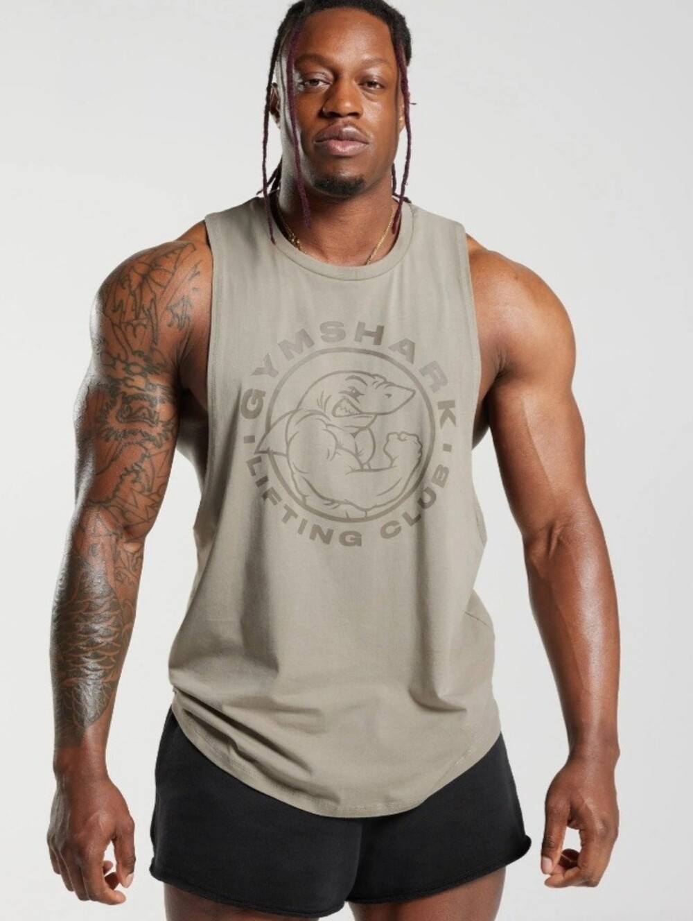 Gymshark Legacy Drop  Arm Workout Tank Mauve